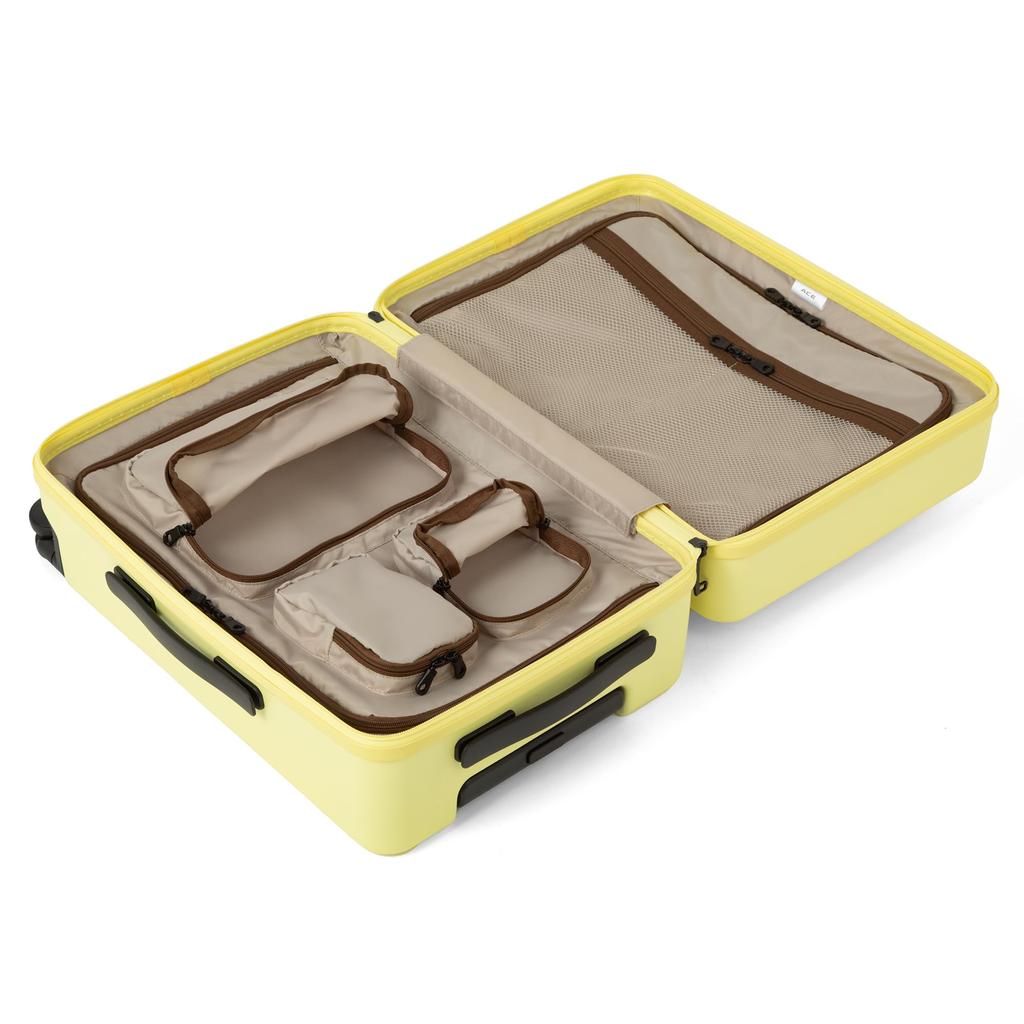 Ace Suitcase S Size 1 Night 2 Days 2 Nights 3 Days 33L with Folding Drink Holder and Side Hook Carry Case Carry Bag Bevel Carry-on 3.2kg No.05681