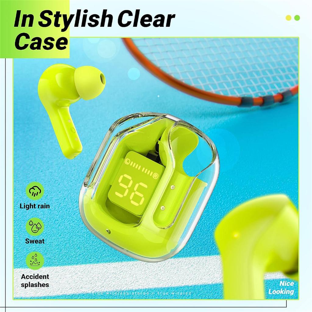Air31 Tws Беспроводные Bluetooth 5.0 Спортивные Игровые Наушники с Шумоподавлением, Микрофоном и Светодиодным Дисплеем