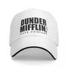 Dunder Mifflin Paper Company The Office Golf Cap Merchandise Vintage Classic TV Show Casquette for Unisex Women Daily Running Golf