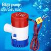12V/24V 1100GPH Electric Bilge Pump Yacht Marine Submersible