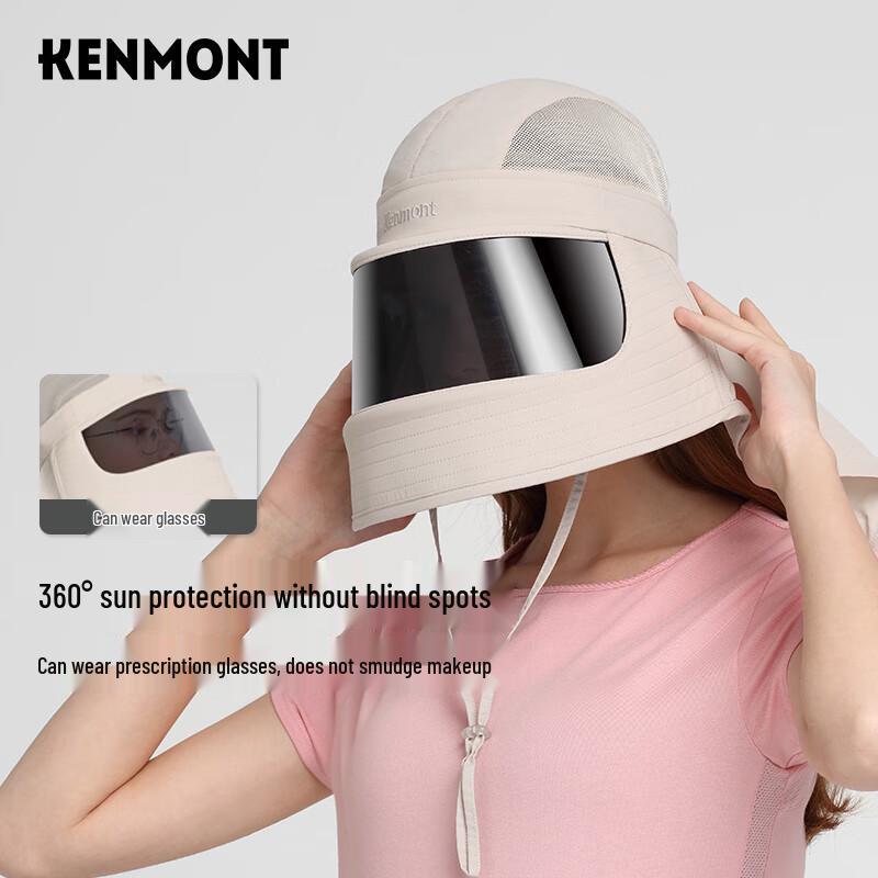Женская широкополая шляпа Kenmont с защитой от УФ-излучения и защитой шеи