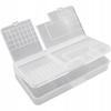 Органайзер для компонентов – Двухслойная коробка 205x100x45мм | Прочная конструкция из ПП | Прозрачная и противоскользящая поверхность