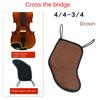 Cushion Violin Shoulder Rest Pad Cotton Fiddle Soft Cotton Cover  1/8 1/4 1/2 3/4 /4/4 Fiddle