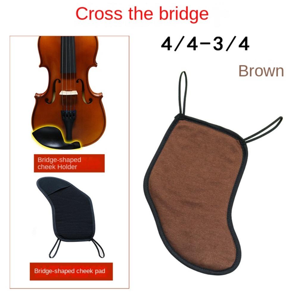 Cushion Violin Shoulder Rest Pad Cotton Fiddle Soft Cotton Cover  1/8 1/4 1/2 3/4 /4/4 Fiddle