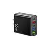 Практичный зарядный хаб 65 Вт, порт USB Type C, автоматическая регулировка мощности, одновременная зарядка для различных устройств