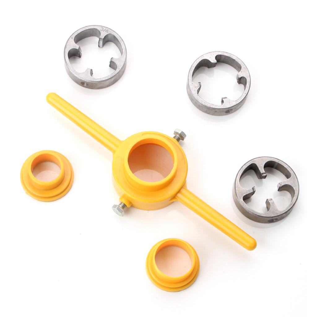 6 шт. Набор гаечных ключей для пластиковых труб из ПВХ, набор инструментов для резьбонарезных станков для пластиковых труб из ПВХ