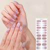 Bake-free Gel Manicure Stickers French Onion Powder Semi-cured Nail Stickers