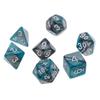 7 Pieces Double-Colors Polyhedral Dice 16mm for Dungeons and Dragons D20 D12 D10 D8 D6 D4 Table Games