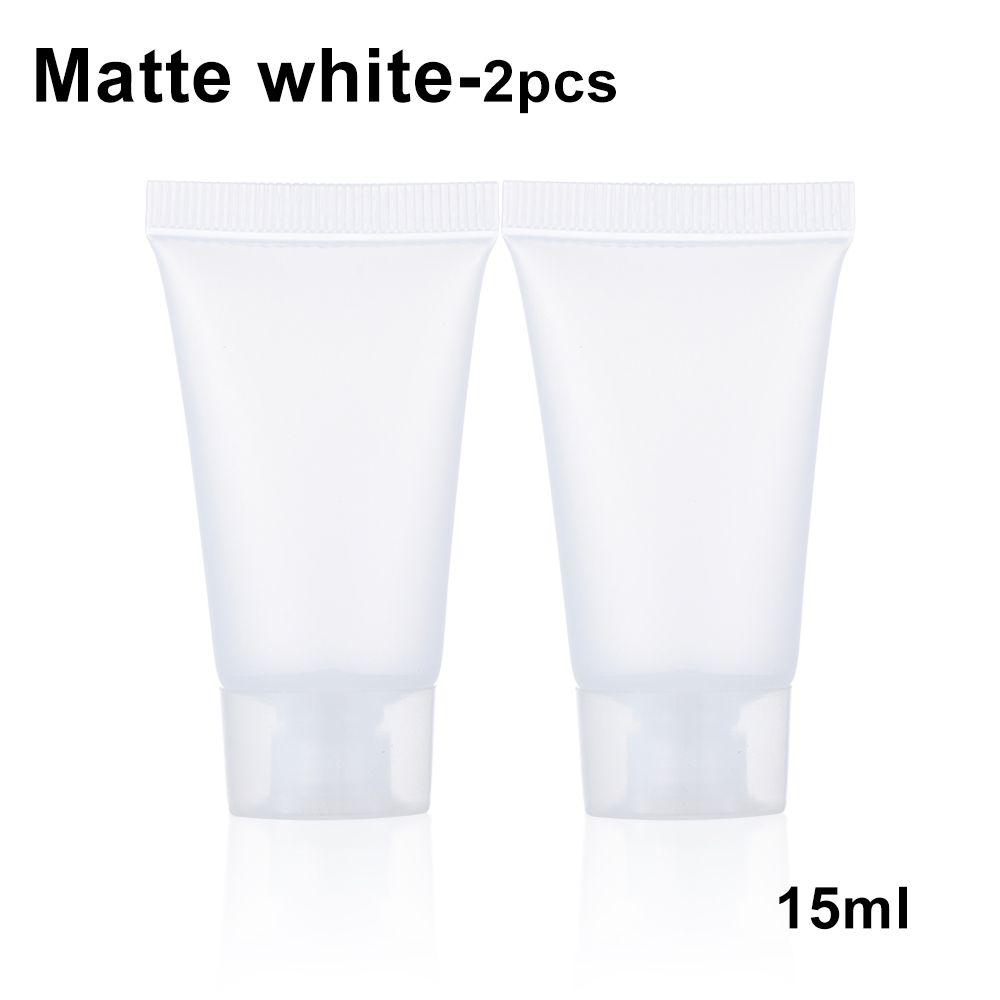 2PCS Makeup Tool Squeeze Containers Travel Size Lotion Packing Shampoo Holder Cream Tube Refillable Bottle