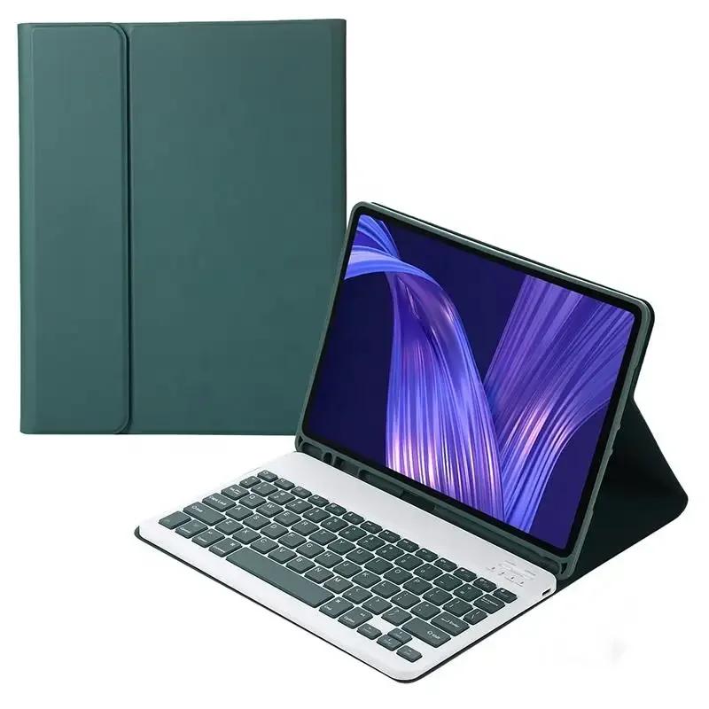 Colorful Candy Bluetooth Keyboard Magnetic Leather Stand Case Covers for IPad 7 8 9 10th Pro 11 Air 4 5th Mini 5 6 10.2 Inch