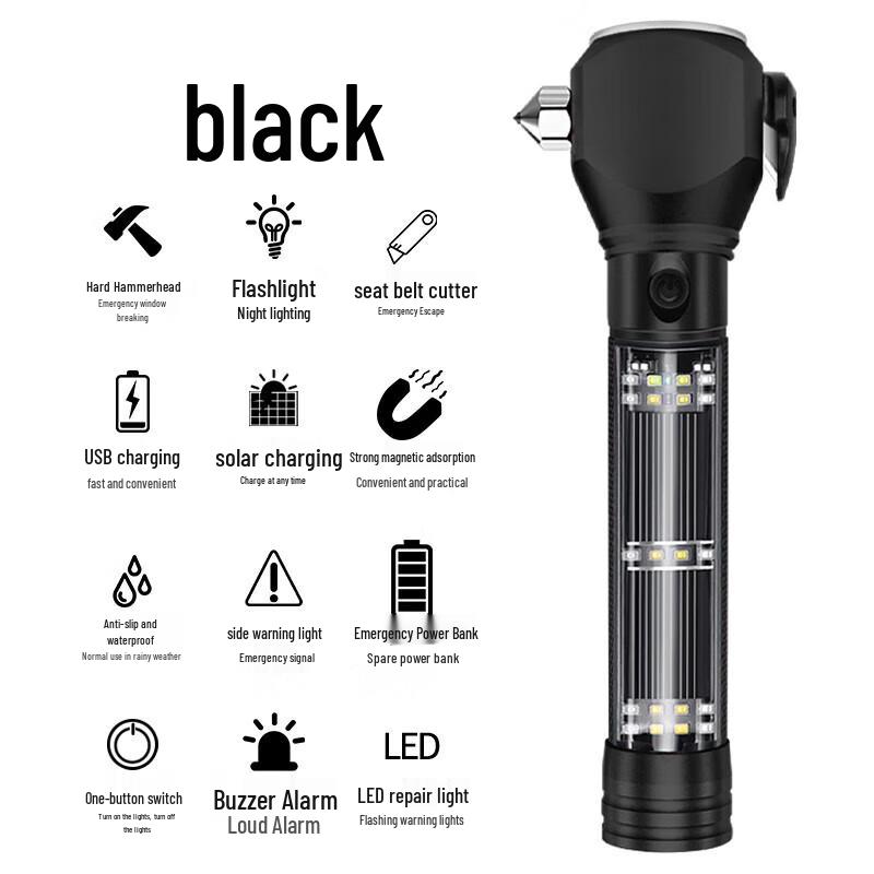 Car Emergency Safety Hammer & Rescue Tool