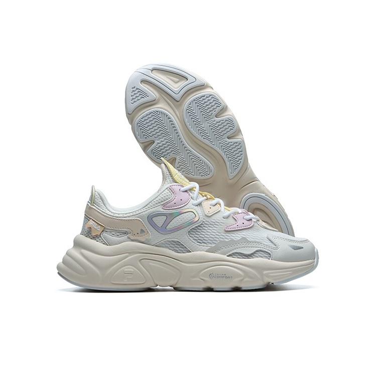 Fila Fusion Mars 1 Ткань Мода Повседневные Низкие Папины Кроссовки Женская кроссовка Лили-Белый T12W125203FLB