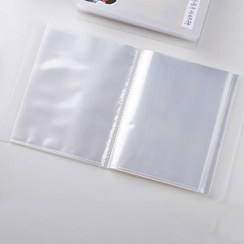 40 Pages A6 Postcards Pocket Storage Book Transparent Home Picture Album