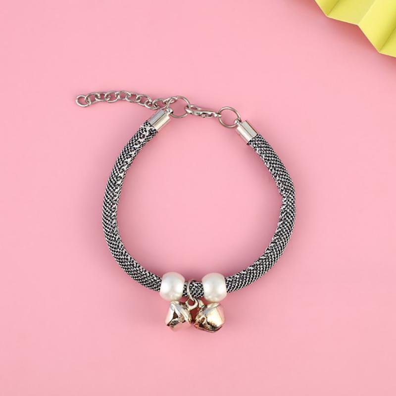 Adjustable Cat Collar Cartoon Colorful With Bell Safety Bell Ring Necklace For Puppy Kitten Pet Accessories