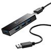 J5create JUH340 HUB USB 3.0 À 4-Port - UE/UK, Noir