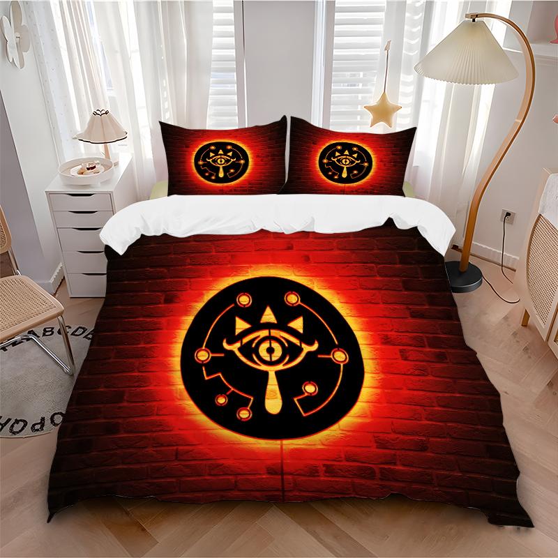 3Pcs Eyes Power Symbol Bedding Sets For All Sizes New 3D Printed Bed Cover Comforter Duvet Cover Pillowcase Bedroom Decoration