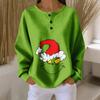 Women's Casual Shirts Long Sleeve Tops Button Up V Neck Loose Knit Fall Favorites For Women