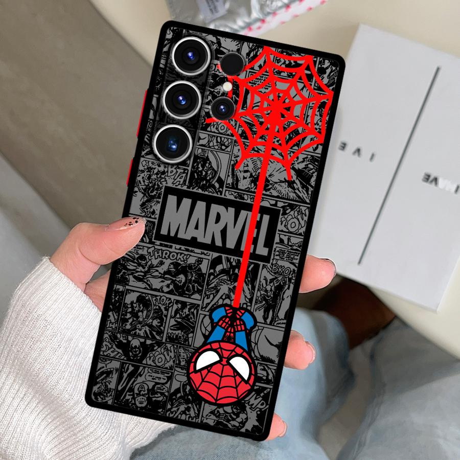Милый Человек-паук Marvel Чехол для телефона для Samsung Galaxy S26 S20 S22 S24 Plus S21 S23 FE S25 Ultra Note 20 10+