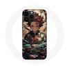 Case for Iphone 14 Pro - Maniacase - Demon Slayer Tanjiro - Soft - Black - Anime