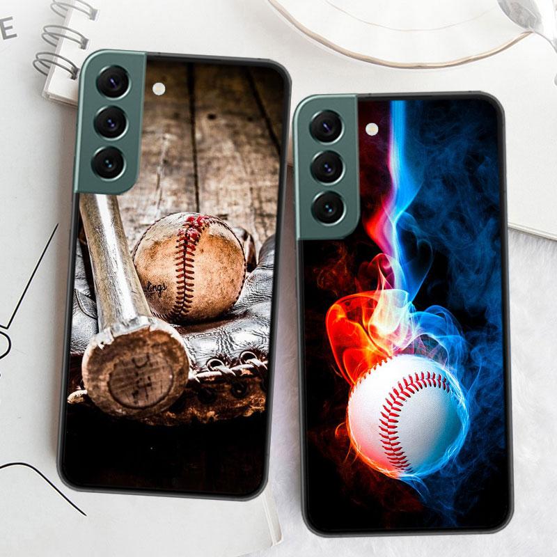 Baseball Phone Case For Galaxy A55 A35 A25 A15 A03S A04S A05S Samsung A20E A30 A40 A50 A70 A71 A51 A41 A31 A10S A21S Cover Capa