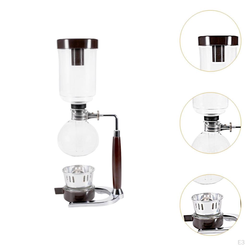 Сифон Кофемашина Горшок Слегка Прозрачный Элегантный Заварной Стабильный Вакуумный
