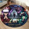 Ковер с круглым ворсом Jujutsu Kaisen Ковер для гостиной, спальни, дивана, игровой комнаты Декор Нескользящий коврик для пола