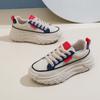 Fashion Leather Women Sneakers Fashion Platform Shoes Breathable Female Running Shoes New Wear-resistant Women Shoes Zapatillas De Mujer