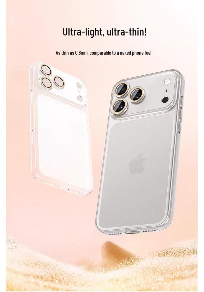 Ультратонкий мягкий чехол-кейс для линз с полным покрытием для iPhone 17 Pro Max