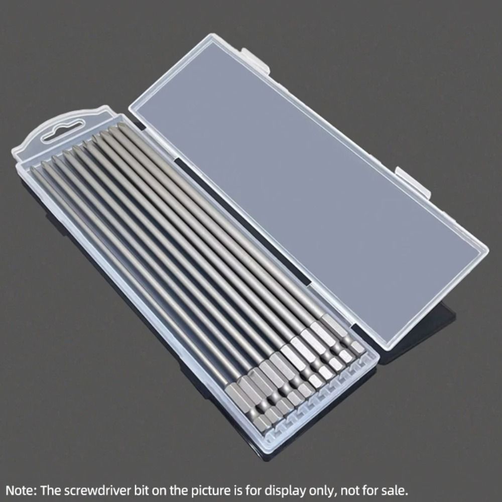 1Pcs 10 Grid Case Tool Parts Storage Case Plastic Hardware Tool Box  for Twist Drill Tap Accessories