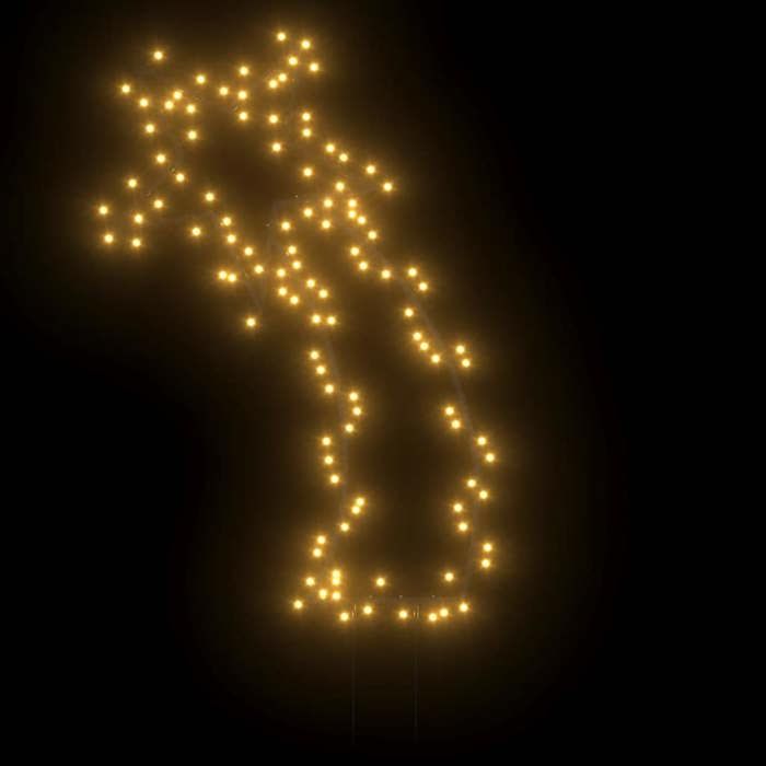 VidaXL Christmas Meteor Light Decoration with Stakes 115 LEDs 89 Cm 357721