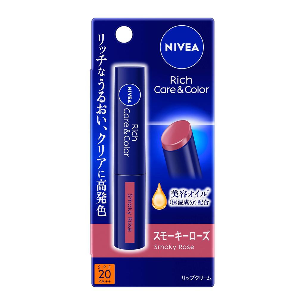 Nivea Rich Care Color Lip Smoky Rose 2г &