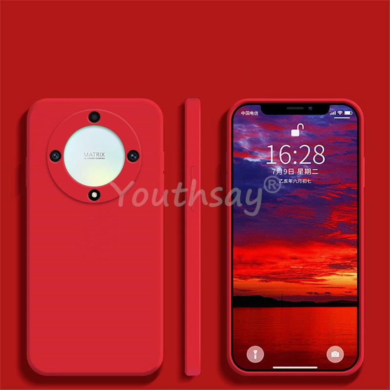 Роскошный Минималистичный Силиконовый Чехол для Телефона для Honor X9d X70 Высококачественный Матовый Приятный на Ощупь Защита Камеры Ударопрочный Чехол Фунда