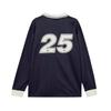 adidas Оригиналы FW25 Тур Жаккардовый Полосатый Трикотажный Топ с Длинным Рукавом Повседневный Свободный Мужские топы KY8722