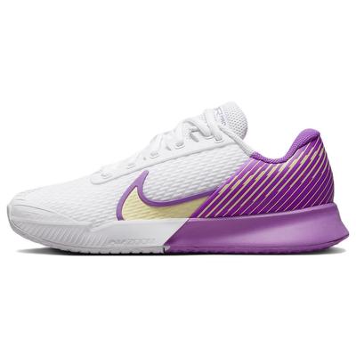 Court Air Zoom Vapor Pro 2 Белые женские кроссовки Fuchsia Dream Earth Citron-Tint DR6192-100