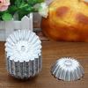 25pcs Mini Aluminum Alloy Tart Molds Cupcake Cookie Pudding Pie Mould Non-stick Baking Tool Muffin Cups Pastry Accessories