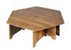 CAPTAIN STAG Table Hexa Center Table with Storage Bag CS Classics UP-1040