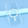JAUCASE For iPhone 17 Case Compatible with MagSafe Crystal Clear TPU PC Phone Back Cover