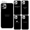 Черный белый чехол для телефона с японским текстом для iPhone 11 12 13 14 Pro Max mini XR XS SE 2020 6S 7 8 Plus Samsung Galaxy S21 S22 Cover