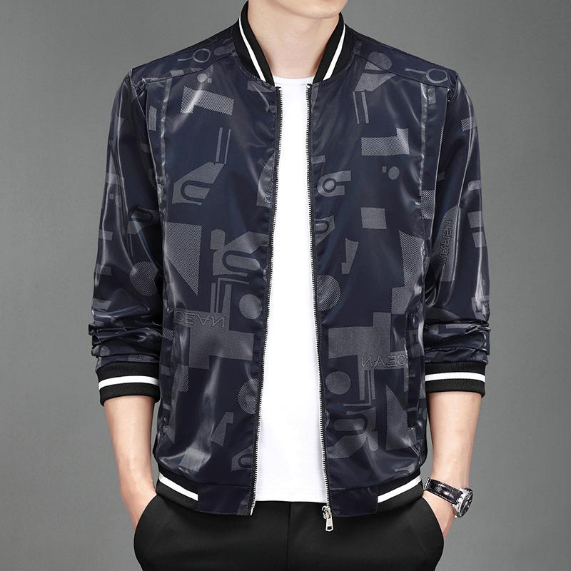 Весенне-осенняя куртка мужская верхняя бейсбольная форма тонкая красивая новая куртка камуфляжная куртка