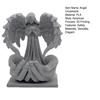 Guardian Angel Figurine 3D Printed Angel Statue Desktop Angel Ornament Handcrafted Irish Decor for Office Living Room
