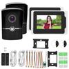 1080P Wifi Video Doorbell 7in TFT Display 2 Cameras 2 Monitors 110 Degrees  Night Vision for Tuya