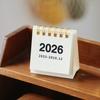 2 шт. Мини настольный календарь Окт. 2025-дек.. 2026 14-месячный планер Настольный Маленький Настольный Перекидной Календарь на двойной спирали для дома и офиса