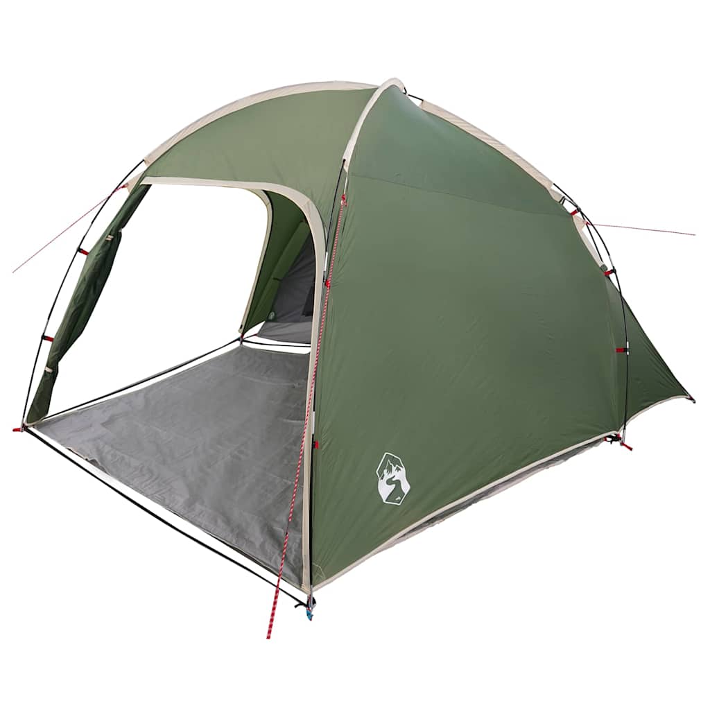 Cabin Tent with Roof and Storage Green 370 x 230 x 185 cm Taffeta