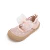 Girls' Mesh Children's Fashion Versatile Breathable Mary Jane Mesh Bow 2024 Summer and Spring New Kids Princess Shallow Flats