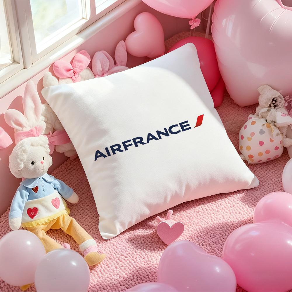 Чехол на подушку Air France с принтом Наволочка для подушки на диван в гостиной и декора спальни