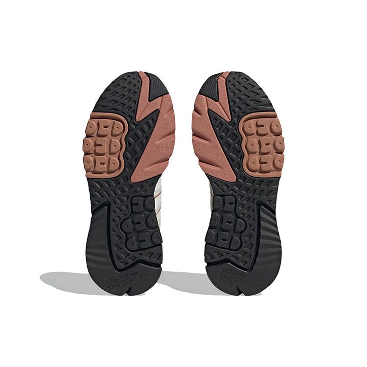 Adidas Originals Nite Jogger Круглый носок Шнуровка Нескользящие Прочные Легкие Низкие Повседневные Кроссовки Унисекс Бежевый IE1924