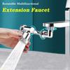 Universal 1080 Degree Rotatable Faucet Aerator Extender Plastic Anti-splash Aerator Filter Faucet Sprayer for Kitchen Bathroom