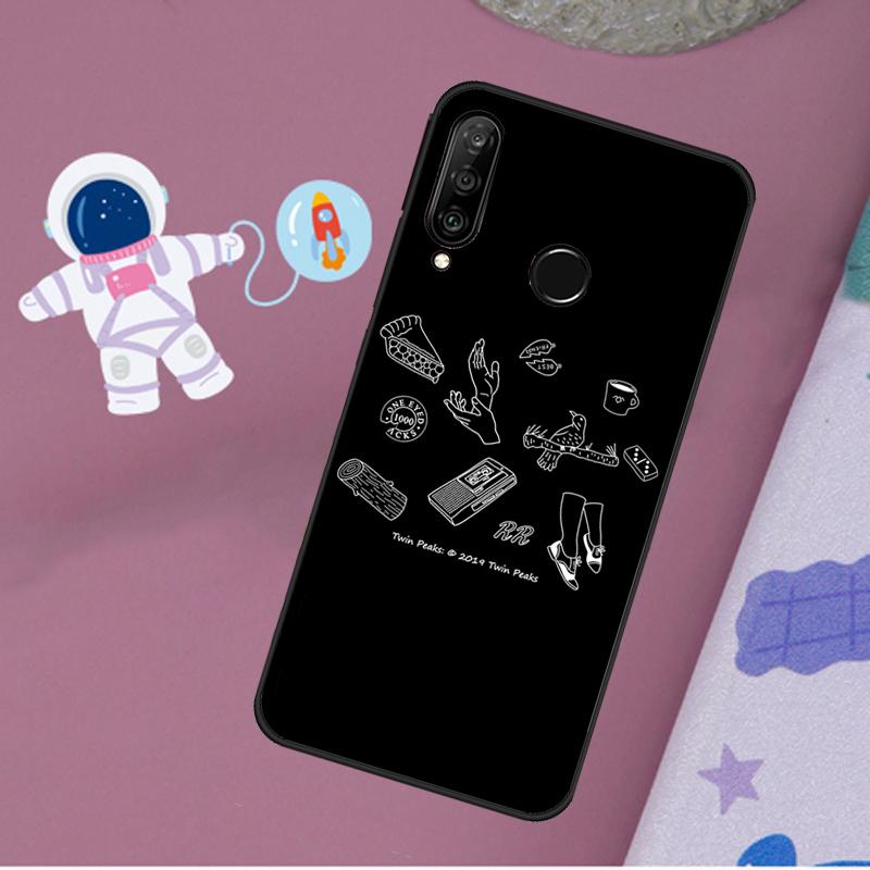 Добро пожаловать в Твин Пикс Чехол для Huawei Nova 11i 7i 8i 12i 12s Y73 Y70 Y90 Y60 Y72 Y61 Y91 9 10 SE P40 Lite P30 Pro