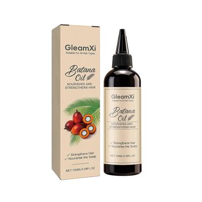 Gleamxi Масло-эссенция Батана для ухода за волосами Ежедневное освежающее и увлажняющее Уход за кожей головы Увлажняющее Насыщенные и шелковистые волосы