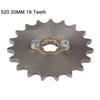 Front Engine Chain Sprockets 520# 10T 11T 12T 13T 14T 15T 16T 17T 18T 19T 20T 21T 22T 23T Teeth 20mm With Retainer Plate Locker